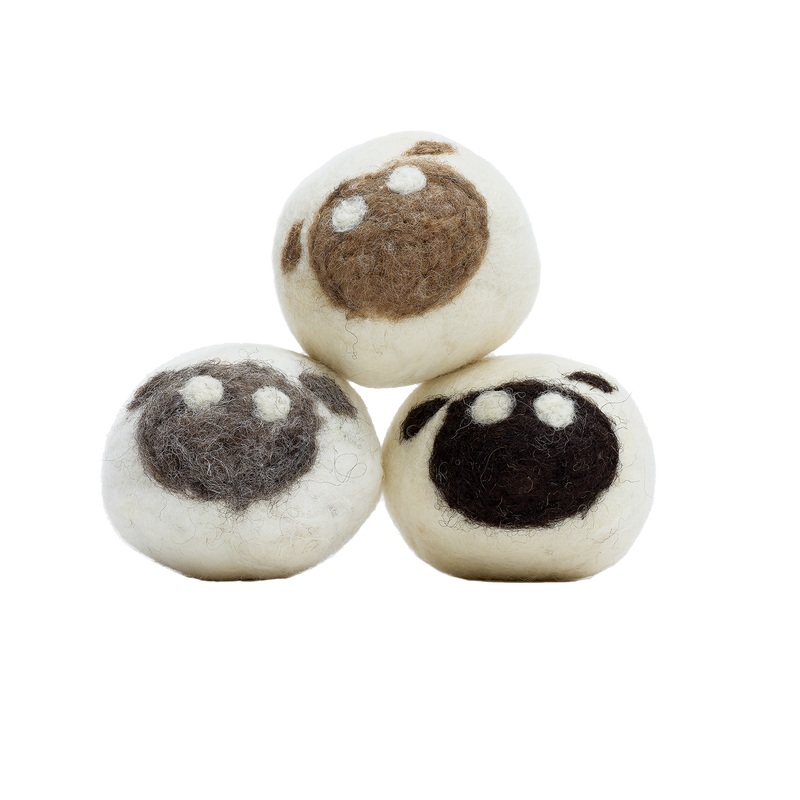 100% Wool Dryer Puffs